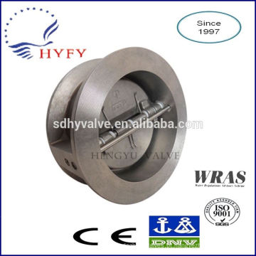 Dual plate check valve ductile iron body high quality